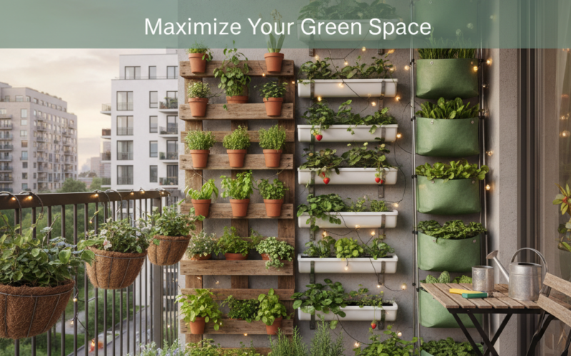10 Vertical Gardening Hacks for Small Balconies and Patios